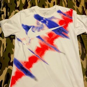 Red white and blue Nike small